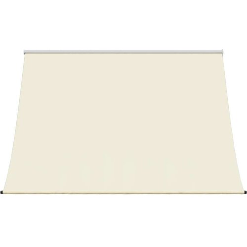  Tenda na uvlačenje krem 200 x 150 cm od tkanine i čelika Slike