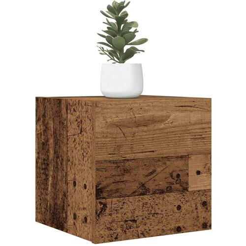  2-dijelni zidni TV ormarić Staro drvo 30 5x30x30 cm Cene