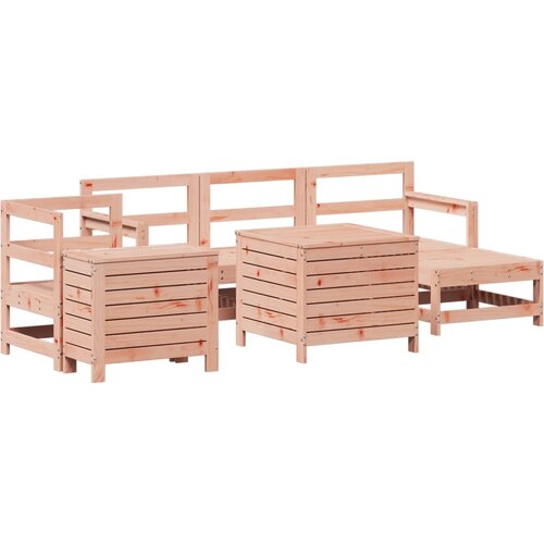 VidaXL 7-dijelni set vrtnih sofa od masivnog drva duglazije Slike