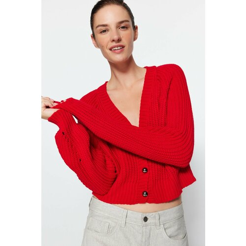 Trendyol Cardigan - Red - Regular fit Slike
