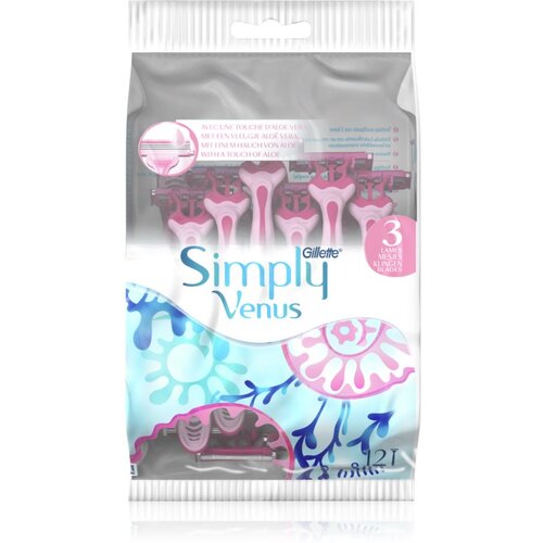 Gillette Venus Simply Ženska britvica 12 kos Slike