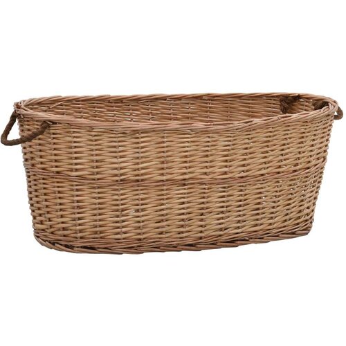  Košara za drva za ogrjev s ručkama 88x57x34 cm od prirodne vrbe Cijene