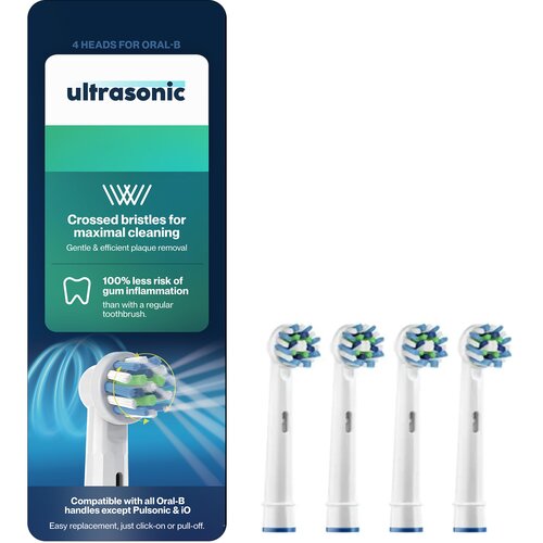 Ultrasonic nastavci za Oral-B CrossAction, 4 komada, glava četkice Slike