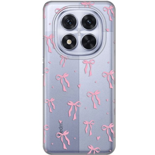  Torbica Silikonska Print Skin za Xiaomi Redmi Note 14 Pro 5G (EU) Cute Bow Cene