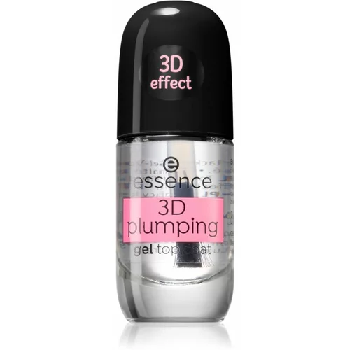 Essence 3D Plumping završni gel lak za nokte 8 ml
