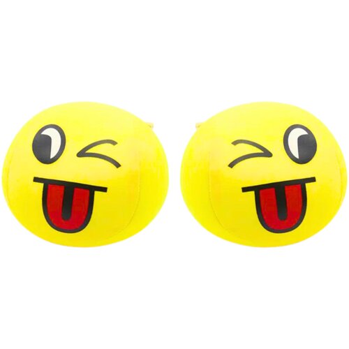  Mehka žoga Smiley Emoji 9 cm - rumena Cene