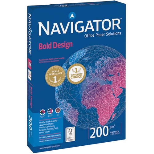  PAPIR ILK NAVIGATOR A4 200G BOLD DESIGN PK150 SOPORCEL Cene