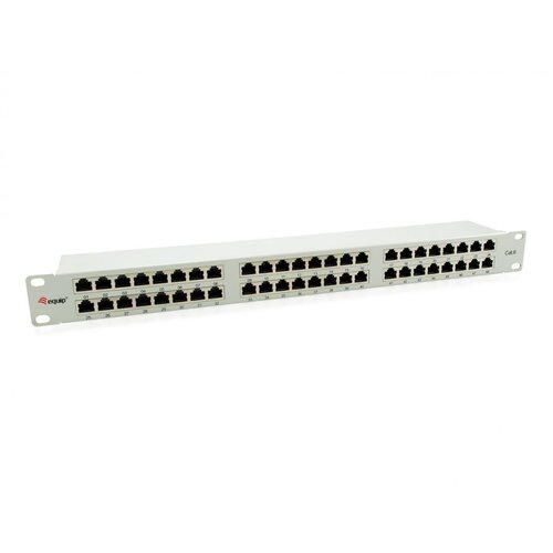 Equip 48-Port Cat.6 Shielded Patch Panel, Light Grey Cijene