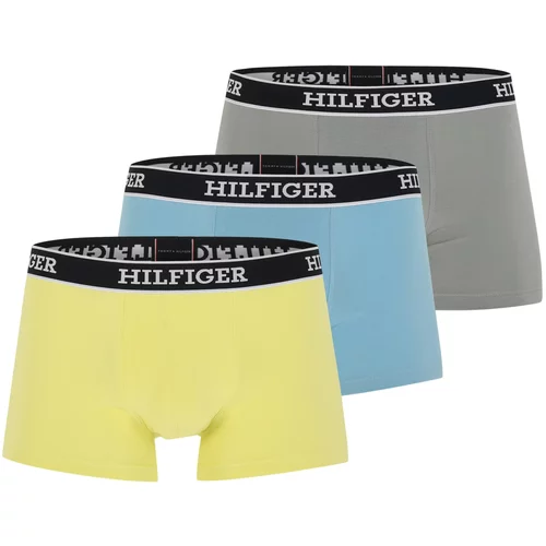 Tommy Hilfiger Underwear Boksarice svetlo modra / rumena / siva / črna