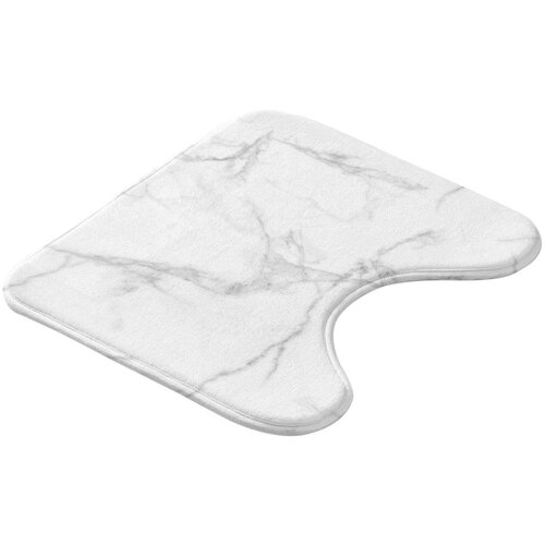 Douceur d intérieur Belo-siva kopalniška preproga za WC 45x45 cm Marbre – Cene