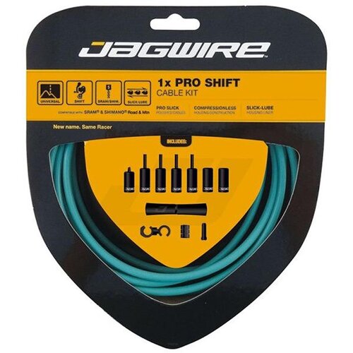Jagwire 1Xpro Shift Kit - Bianchi Blue Slike