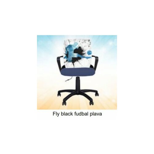  dečija stolica fly black fudbal Cene