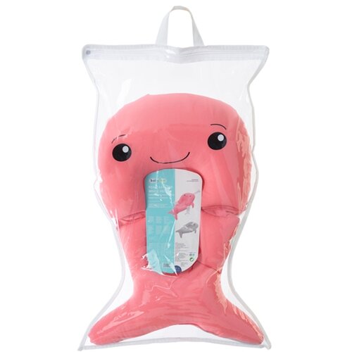 Babyjem anatomska podloga za kadicu - pink whale Slike