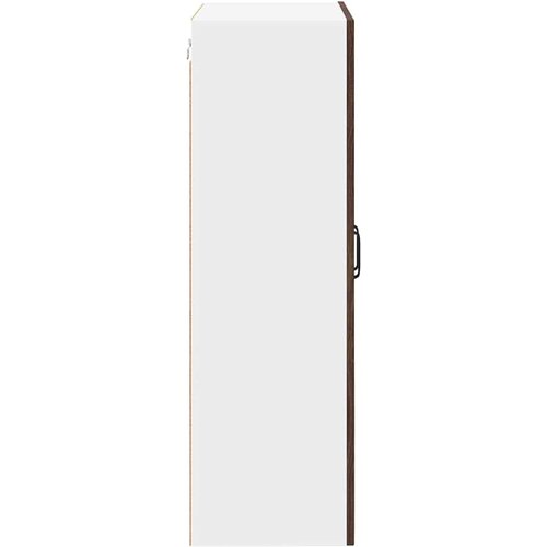  Zidni stakleni ormarić Smeđi hrast 60 x 31 x 100 cm Slike