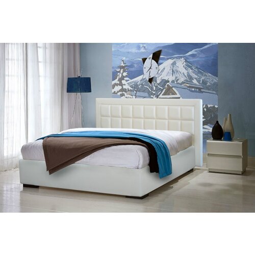  Tapecirani krevet SPARTA s mehanizmom za podizanje-160x200cm, 04 Crvena - Madras Slike