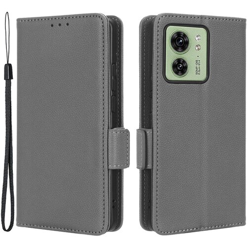 INORCO Za Motorola Edge 40 5G Litchi Texture Folio Flip PU usnjena torbica, stojalo, pokrov denarnice za telefon, (22036610) Slike