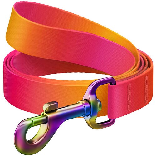 Wau dog Nagibni najlonski povodec za pse dolžina 122 cm, oranžna, (21601367) Cene