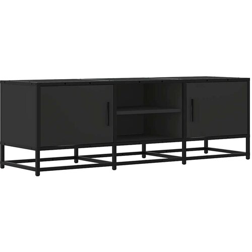 Maison Chic TV omarica - TV enota - Televizijska omarica črna 120x35x41 cm inženirski les in kovina, (21701985) Cene