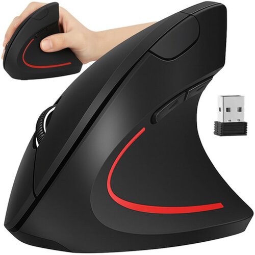Izoxis bežični ergonomski vertikalni mi&amp;scaron; 2,4 GHz Slike