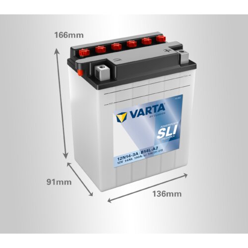Varta akumulator powersport sli YB14L-A2, 12V, 14Ah, d+ Cene
