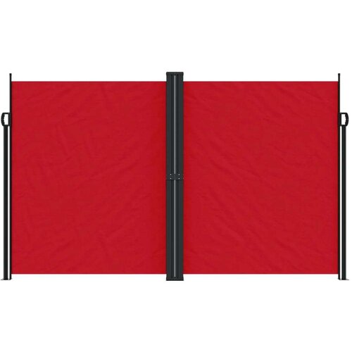  Bočna tenda na uvlačenje crvena 200x1000 cm Slike
