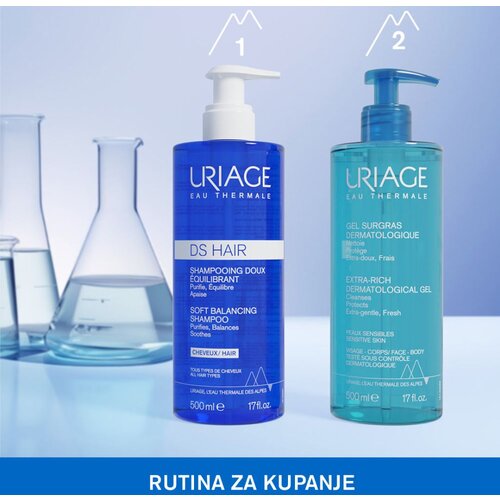 Uriage ds nežni &amp;scaron;ampon 500 ml Slike