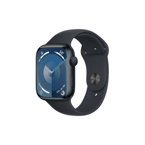 Apple watch S9 gps 45mm midnight alu case w midnight sport band - m/l Slike