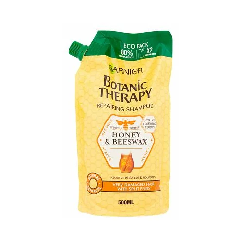 Garnier Botanic Therapy Honey & Beeswax obnovitveni šampon za nahranitev in zaščito las 500 ml za ženske