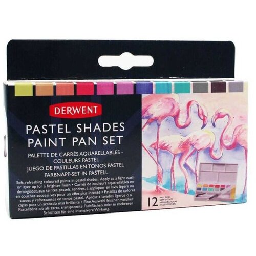  Bojice vodene Derwent, Pastel, set, 12 boja + kist 2305865 Cijene