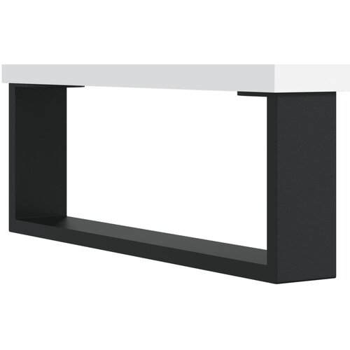  Komoda bijela 90x34x80 cm od konstruiranog drva Slike