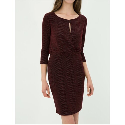 Koton women's claret red dress Cene