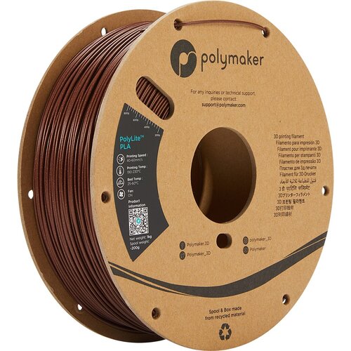 Polymaker PolyLite PLA Galaxy Dark Red Cene