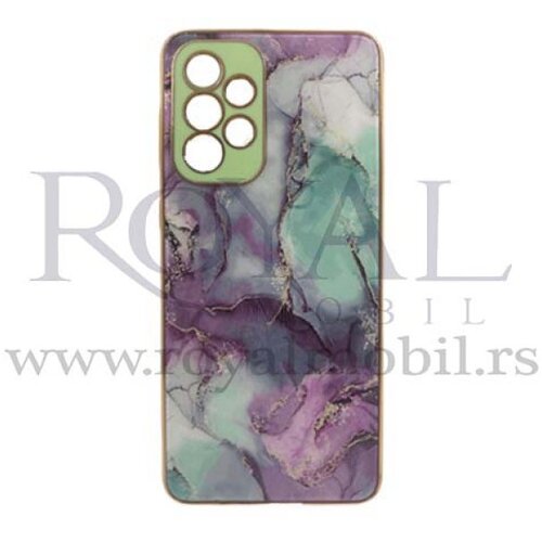  futrola mermer mix sa niklovanim obodom za samsung A736 galaxy A73 5G No1 Slike