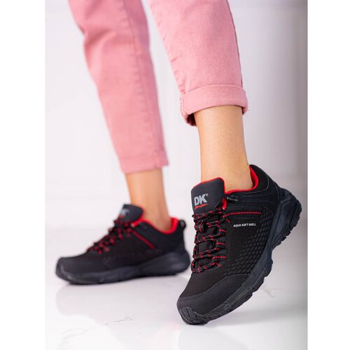 DK Women's trekking shoes on a thick sole black and red Cijene