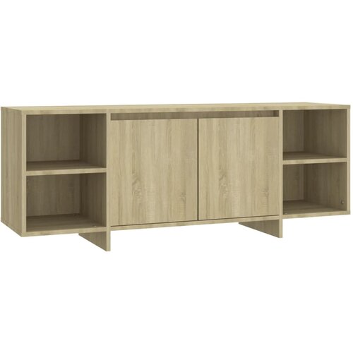 Maison Chic TV omarica - TV stojalo - Televizijska omarica sonoma hrast 130x35x50 cm iverna plo&amp;scaron;ča, (21701868) Slike