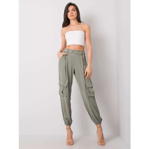 Och Bella Trousers-TW-SP-BI-81858.69-khaki Cene