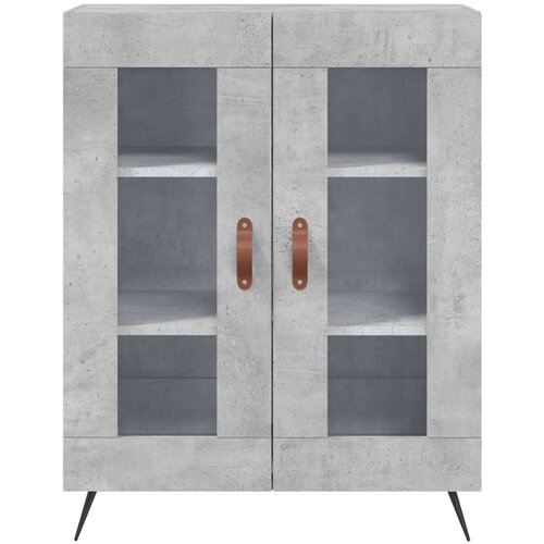 vidaXL Visoka komoda betonsko siva 69,5x34x180 cm inženirski les Cene