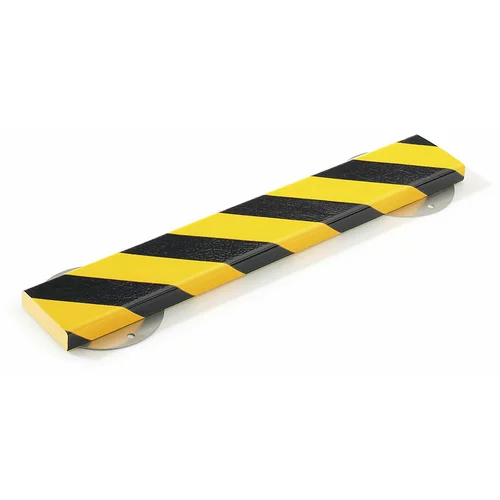 SHG Zaščita površin Knuffi®, z montažno letvijo, tip S, kos 1 m, črno / rumene barve