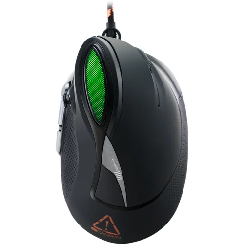 Canyon Emisat GM-14, Wired Vertical Gaming Mouse with 7 programmable buttons, Pixart optical sensor,...