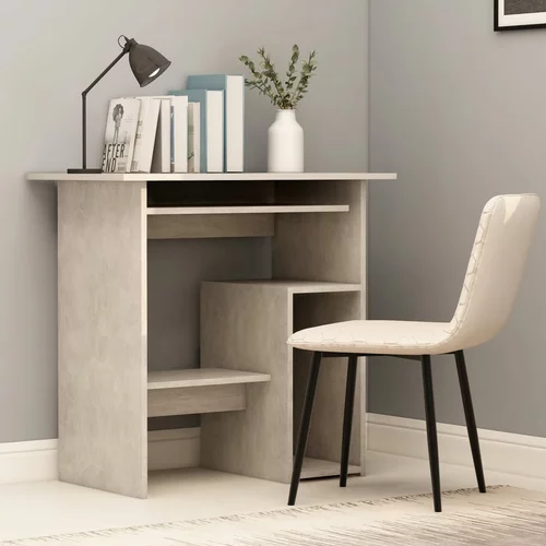  Radni stol siva boja betona 80 x 45 x 74 cm od iverice