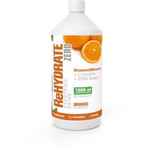 GymBeam Ionic drink ReHydrate ZERO 1000 ml pomorandža Cene