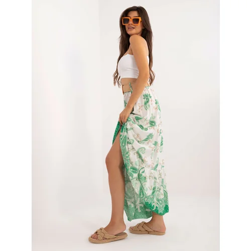 Italy Moda Skirt-DHJ-SD-7640.28-white-green