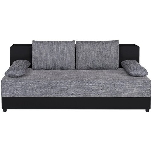 P & B ZOFA S POSTELJNO FUNKCIJO, siva, črna tekstil, leseni material Cene