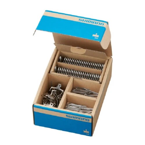  Pločica Kočiona Shimano, Resin Pad W/O Fin (G05A-Rx), Pad Spring, W/Split Pin, 50 Pairs, In Semi-Bulk Pack Cijene