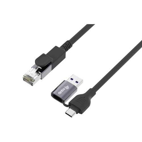 Equip 2 in 1 USB-C + A to RJ45 Gigabit Ethernet Cable, 5.0m Cene