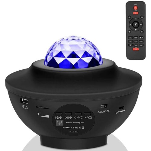 Evelatus Projektor Elight S1 Star Galaxy Sky z Bluetooth zvočnikom USB / Micro SD Play Remote Črna, (21633602) Cene