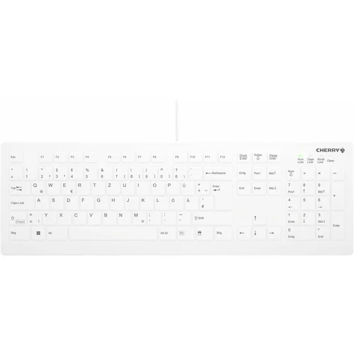 Cherry Keyboard AK-C8112 Medical corded sealed [DE] white IP68 kabelgebunden, vollversiegelt, IP68"