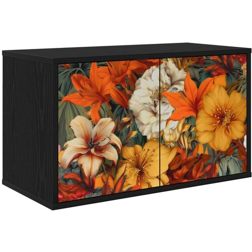  ormar za montažu na zid GENNEP 69 x 33 x 40 cm Crni hrast Cijene