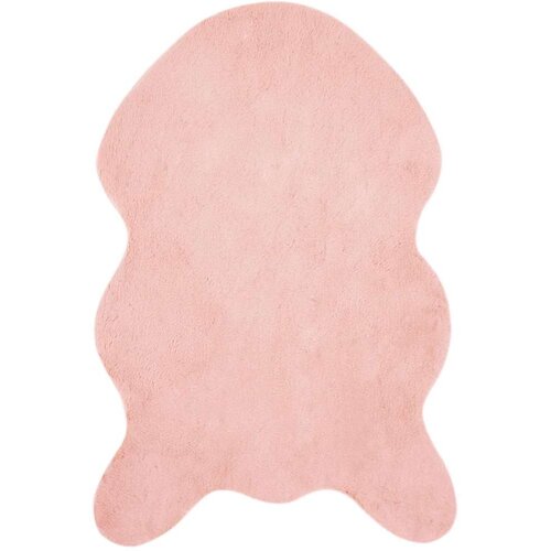  Faux Rabbit Fur Rug Olite Ružičasta 80 x 120 cm Poliester Slike