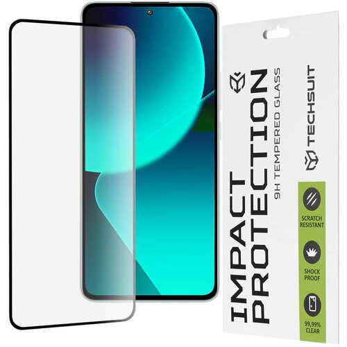 Techsuit 111D Full Cover / Full Glue Glass za Xiaomi 13T / 13T Pro &ndash; črno Cene